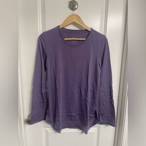 Woolx Hazel Lightweight Tunic, Size Small, Montana Grape